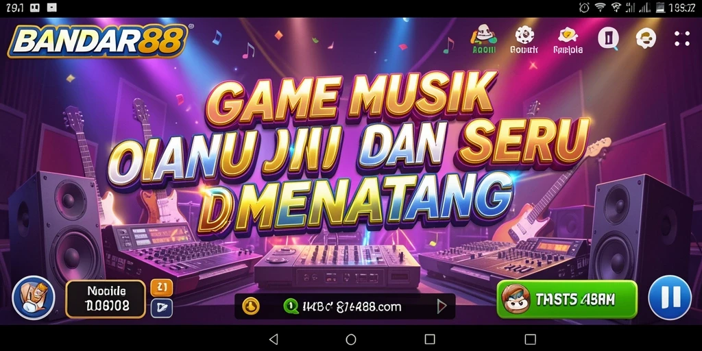 Tampilan gameplay BANDAR88 dengan musik yang seru dan menantang.