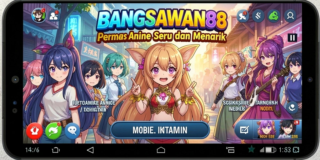 Tampilan gameplay BANGSAWAN88 yang penuh aksi dan warna-warni.