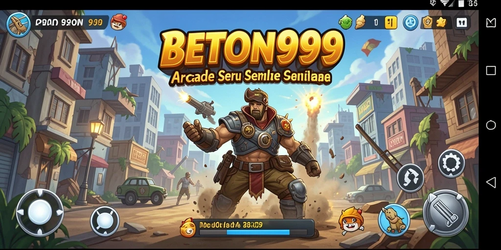Screenshot gameplay BETON999 yang menunjukkan aksi seru dan tantangan Arcade.