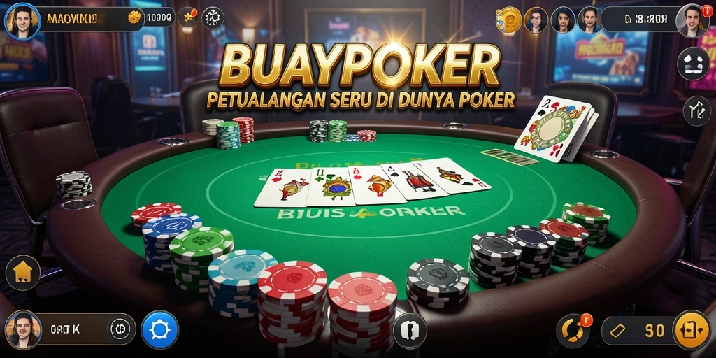 Gameplay BUAYAPOKER penuh aksi dan tantangan yang mengasyikkan.