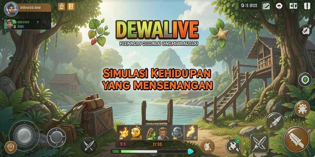Tampilan gameplay DEWALIVE yang interaktif dan menarik.