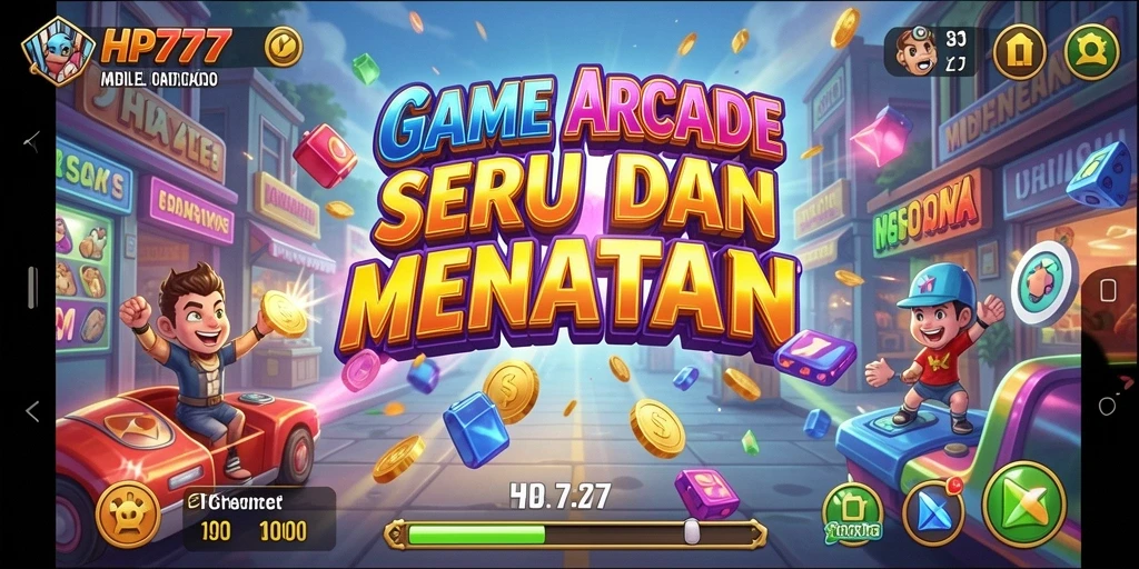 Tampilan gameplay seru dan menantang dari HP777.
