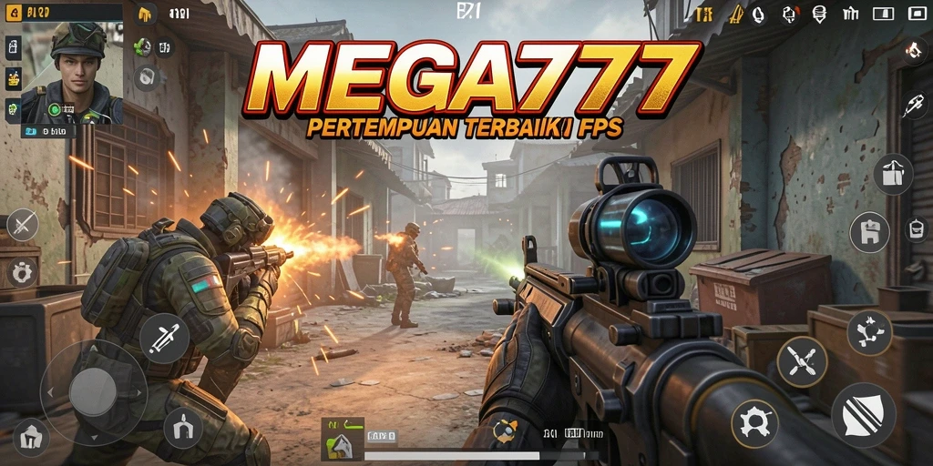 Gameplay MEGA777 yang mengesankan dalam pertempuran FPS.