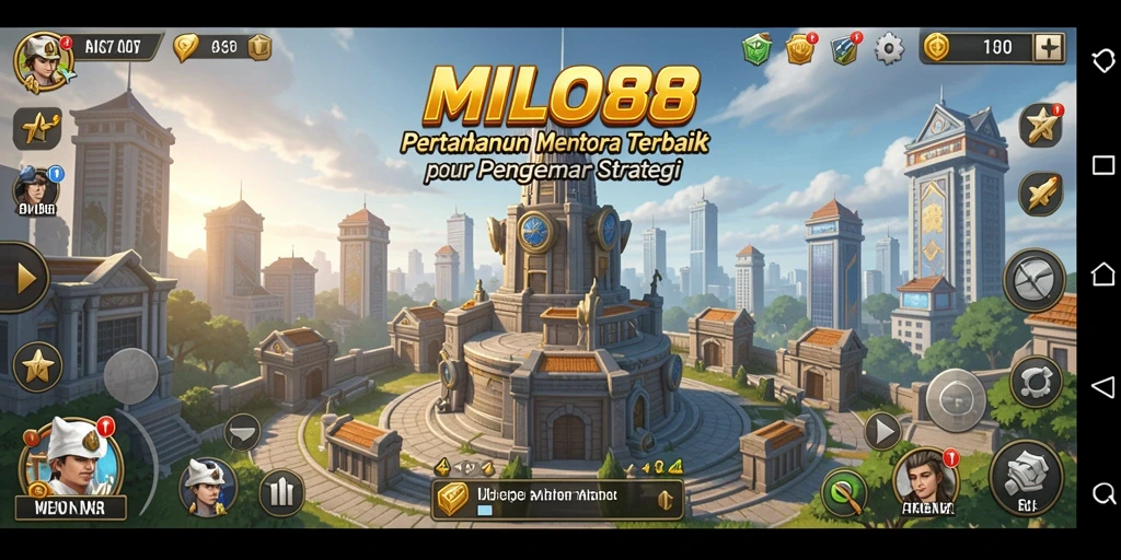 Tampilan menarik gameplay Tower Defense di MILO88.