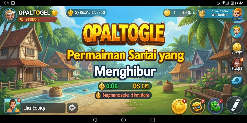 Tampilan screenshot utama OPALTOGEL yang menarik dengan gameplay seru.