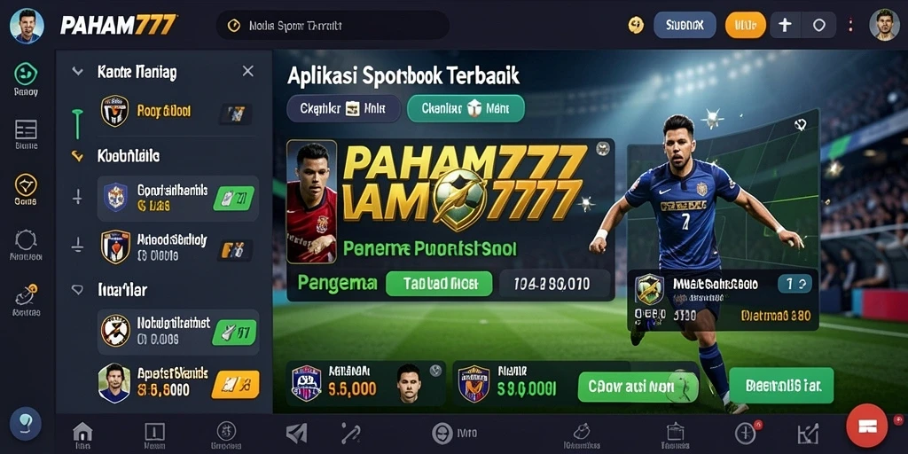 Tampilan menarik dari gameplay PAHAM777 untuk taruhan olahraga.