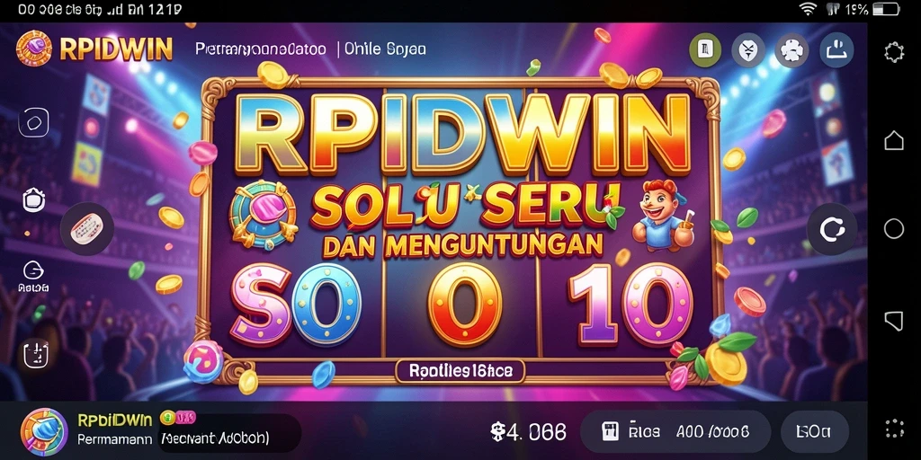 Screenshot gameplay RPIDWIN menampilkan slot dengan grafis mengesankan.