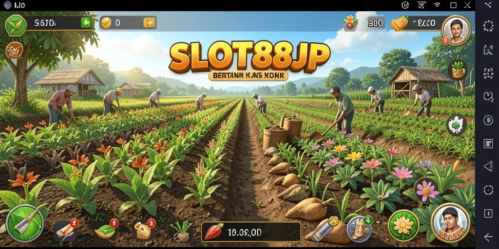 Tampilan gameplay SLOT88JP yang menarik dan penuh warna.