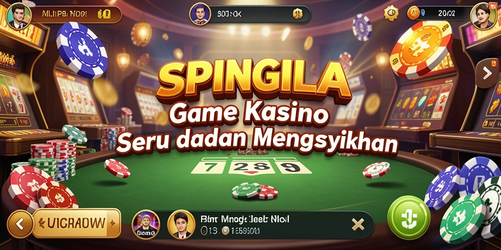 Tampilan menarik dari gameplay SPINGILA yang seru.