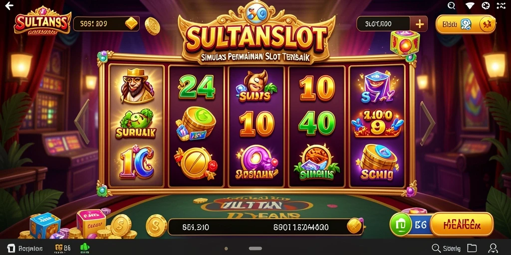 Tampilan gameplay SULTANSLOT yang mengasyikkan dan interaktif.