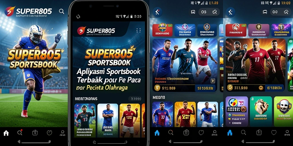 Tampilan antar muka SUPER805 yang menarik dan interaktif.