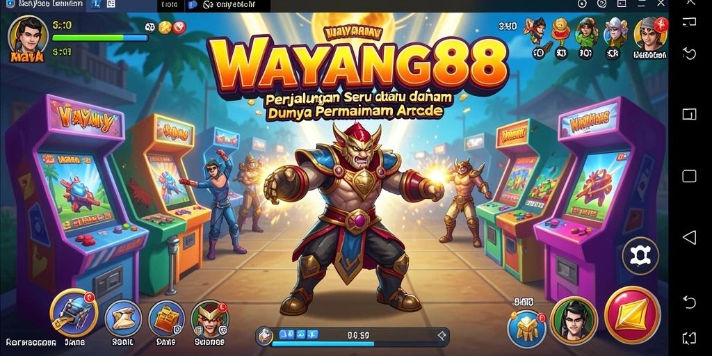 Tampilan gameplay seru dan menantang di WAYANG88