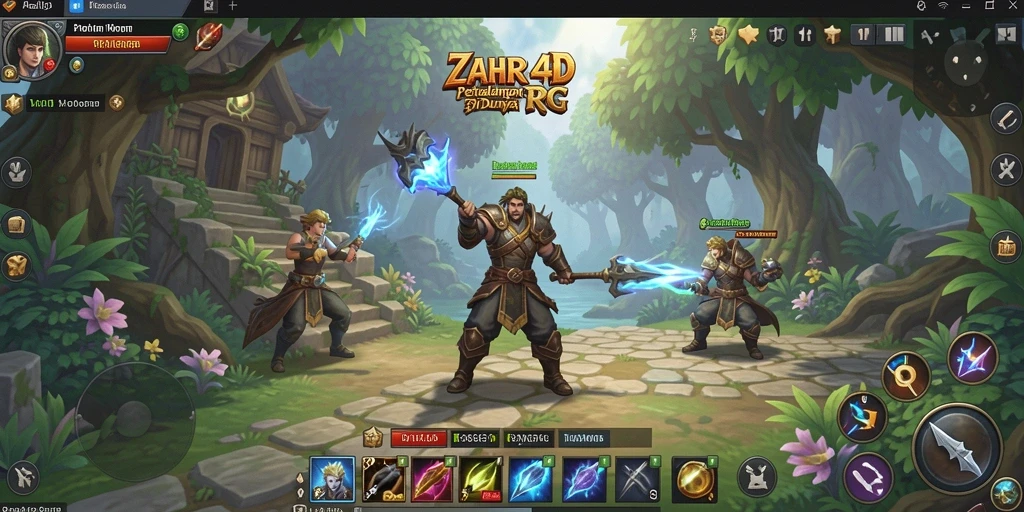 Gameplay ZAHRA4D yang seru dan penuh aksi.